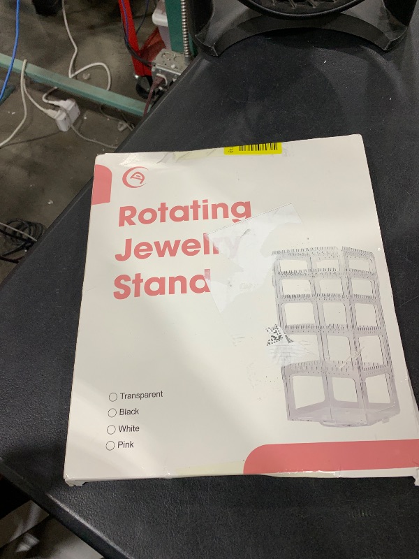 Photo 1 of 17Dec 360 Rotating Earring Holder Organizer Stand,5 Tiers Acrylic Jewelry Organizers and Storage,Stud Earring Organizers and Storage,228 Holes and 232 Grooves for Earrings Necklaces chain bracelet