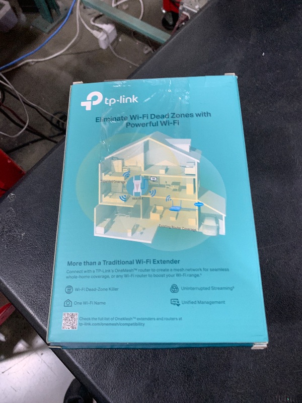 Photo 1 of TP-Link RE815X AX5400 WiFi 6 Range Extender w/Ethernet Port | 5.4 Gbps Tri-Band Wireless Repeater Amplifier | Up to 2800 Sq. Ft., 96 Devices | Internet Signal Booster | 160 MHz | APP Setup | OneMesh