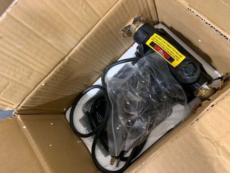 Photo 1 of EXTRAUP 115Volt 1/2HP 1500 GPH Heavy Duty High Pressure Cast Iron Casing Water Transfer Utility Pump With Brass Connectors and Suction Strainer