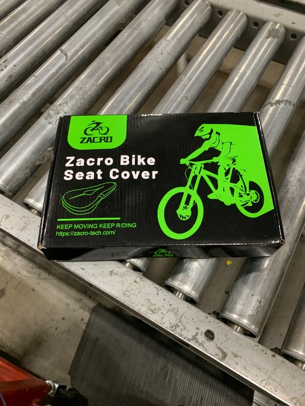Photo 1 of Zacro Bike Seat Cushion - Gel Padded Cover for Men Women Comfort, Extra Soft Exercise Bicycle Compatible with Peloton, Stationary or Cruiser Seats