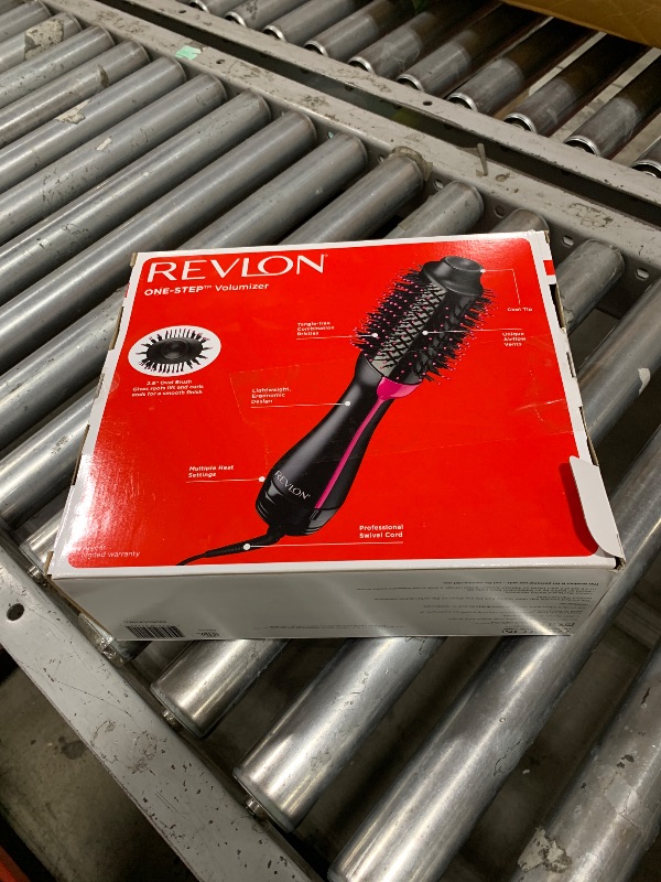 Photo 1 of REVLON One-Step Volumizer Hair Dryer and Styler – Easy Salon-Style Blowouts – Less Frizz, More Shine, and Reduced Heat Damage, for All Hair Types and Lengths (Black)