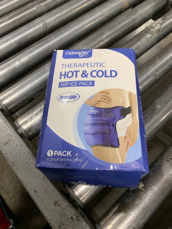 Photo 1 of NEWGO Ice Pack for Hip Replacement Surgery, Gel Cold Pack Hip Ice Wrap for Hip Bursitis, Sciatica, Flexor Pain, Inflammation, Swelling - Purple