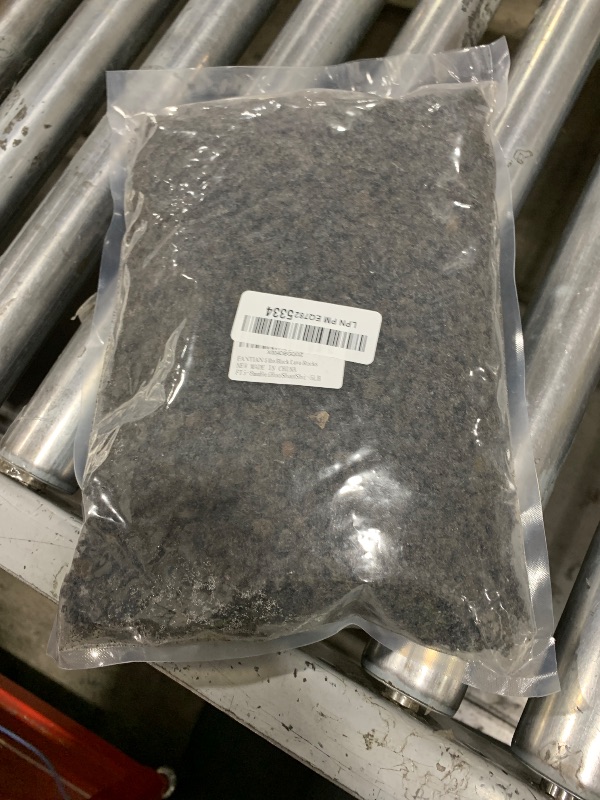 Photo 1 of FANTIAN 5 lbs Black Lava Rocks for Plants,1/4 Inch Crush Volcanic Rock Pumice Soil Additive for Succulent Aquarium Cactus Bonsai Fire Pits and Garden Landscaping
