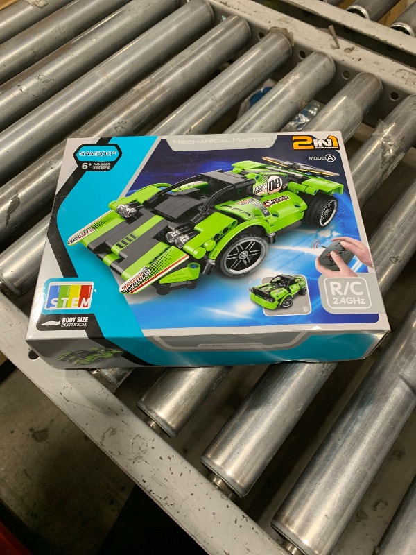 Photo 1 of GAMZOO STEM Building Toys for Kids with 2-in-1 Remote Control Racer Snap Together Engineering Kits Early Learning Racecar Building Blocks - Best Gift for 6 7 8 9?Year Old Boys and Girls