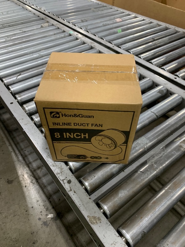 Photo 1 of VIVOSUN 8 Inch Inline Duct Fan 420 CFM, HVAC Exhaust Ventilation Fan with Low Noise for Basements, Bathrooms, Kitchens and Attics, Silver