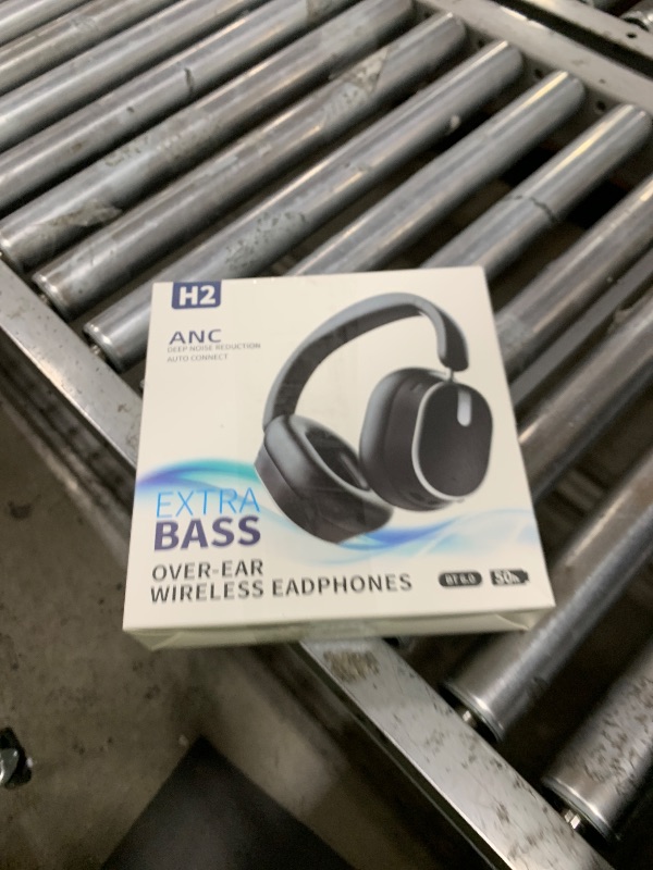 Photo 1 of MMWOWARTS Hybrid Active Noise Cancelling Bluetooth Headphones, Over Ear Wireless Headphones with 60H Playtime, Hi-Res Audio, Deep Bass, Memory Foam Ear Cups for Home Office Travel