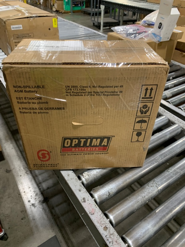 Photo 1 of OPTIMA Batteries High Performance D27F YellowTop Dual Purpose Sealed AGM Car, Truck and SUV Battery, 830 CCA, Maintenance Free, Versitile Mounting 