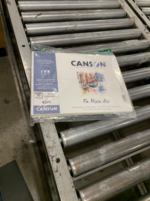 Photo 1 of Canson Artist Series Plein Air Watercolor Paper, Fold Over Art Board, 9x12 inches, 10 Sheets - Artist Paper for Adults and Students - Watercolors, Mixed Media, Markers and Art Journaling
