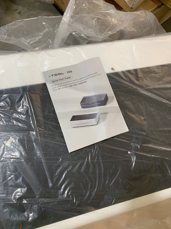 Photo 1 of xTool P2S 55W CO2 Laser Cutter, Smart Desktop CO2 Laser Engraver and Cutter Machine, Dual Smart 16MP Cameras, 3D Curved Cylinder Engraving, Create with Wood and Metal Acrylic Glass Fabric Leather