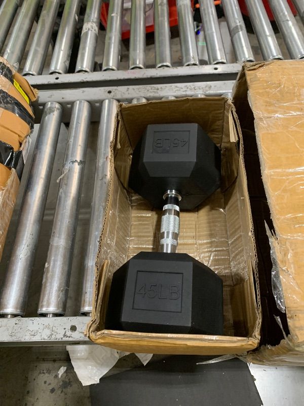 Photo 1 of 45lb dumbbell 