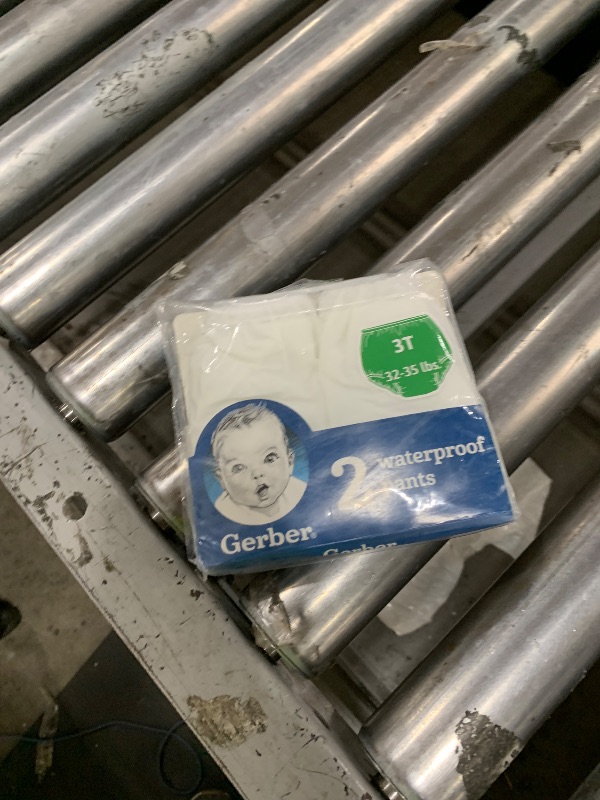Photo 1 of Gerber Brand 2 Pack White Waterproof PEVA,3T
