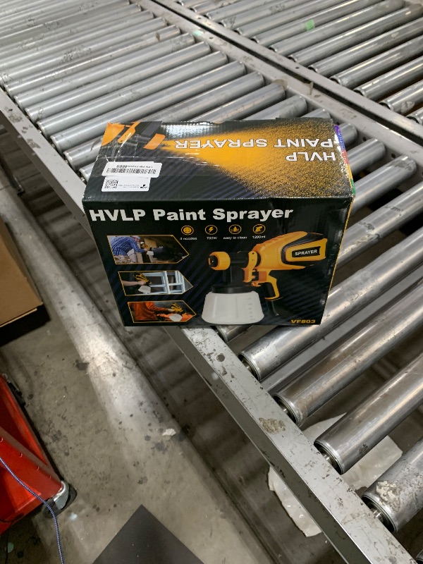 Photo 1 of VONFORN Paint Sprayer, 700W HVLP Spray Gun with Cleaning & Blowing Joints, 4 Nozzles and 3 Patterns, Easy to Clean, for Furniture, Cabinets, Fence, Walls, Door, Garden Chairs etc. VF803