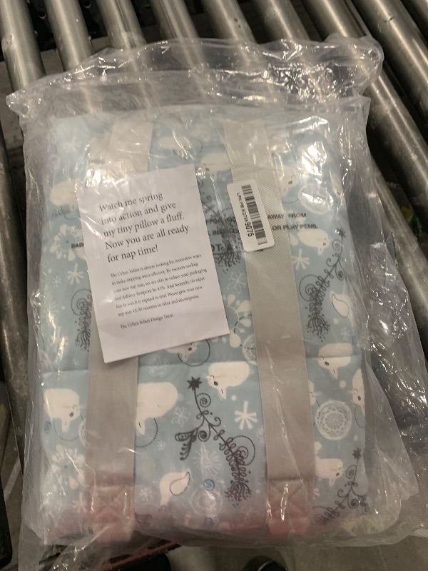 Photo 1 of Bulkie Toddler Nap Mat - Sleep Mat for Kids Daycare and Preschool - Folds Up to Carry on Back - Bunnies