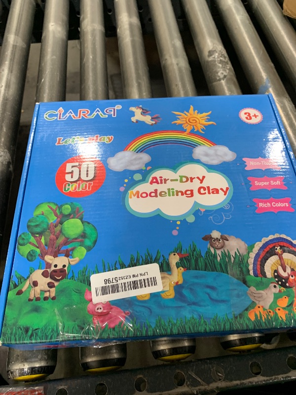 Photo 1 of CiaraQ Modeling Clay Kit - 50 Colors Air Dry Clay with Sculpting Tools, Ideal for Crafting, DIY Projects. Easter/Halloween/Christmas Gifts