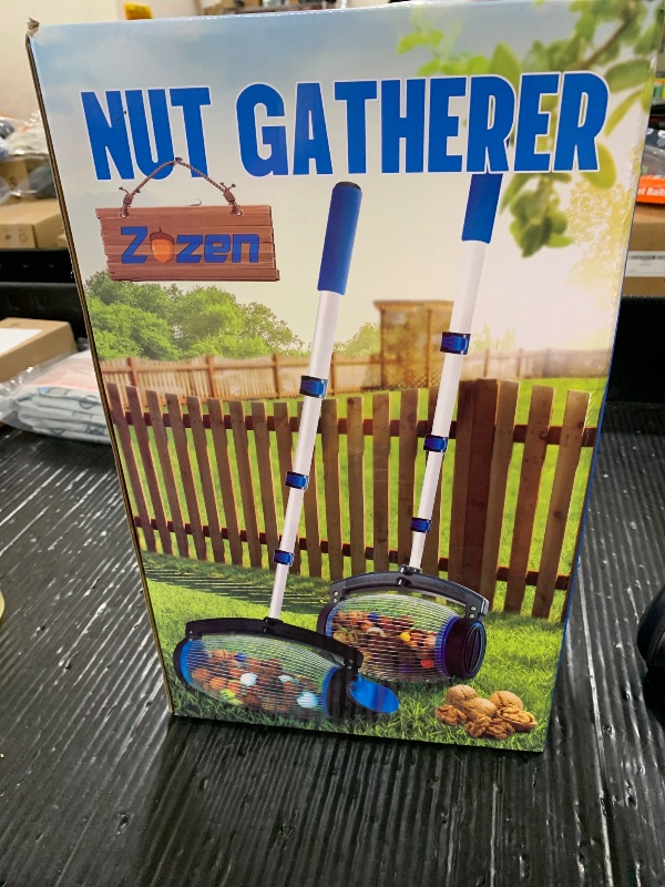 Photo 1 of Zozen Nut Gatherer, Acorn Picker Upper, Pecan Picker Upper - Side Opening Dump, Apply to Acorns, Pecans, Buckeyes, Hickory Nuts, Nerf Balls, Golf Balls, Objects Size 3/8'' to 1''; 1 Gallon