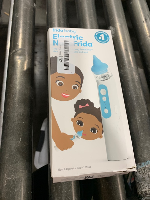 Photo 1 of Frida Baby Electric NoseFrida Nasal Aspirator for Baby, Nose Sucker for Baby & Toddler, Upgraded Nasal Aspirator for Congestion + Allergy Relief with 3 Suction Levels, 2 Silicone Tips, USB