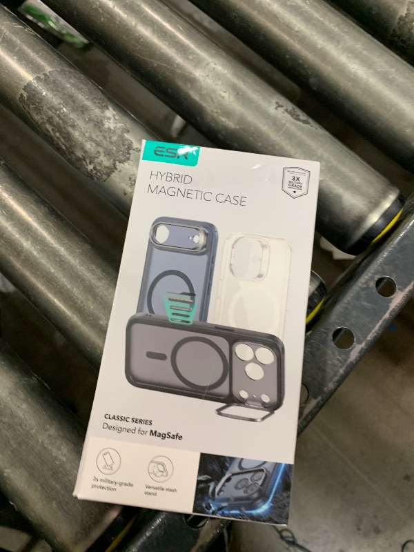 Photo 1 of ESR for iPhone 17 Pro Max Case with Stash Stand, Camera Control Cover Compatible with MagSafe, Military-Grade Drop Protection Phone Case for iPhone 17 Pro Max, Scratch-Resistant Back Cover, Clear