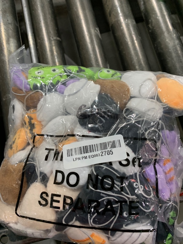 Photo 1 of Libima 150 Pcs Halloween Plush Toy Bulk Mini Stuffed Animals Halloween Plush Keychain Set for Trick or Treat Carnival Birthday Party Favors Gifts Prizes