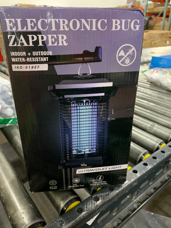 Photo 1 of AMUFER Bug Zapper for Outdoor & Indoor, 1/2 Acre Coverage Mosquito Lamp with 18W Bulb & 4400V High-Voltage, 100% Improvement in Mosquito Control Effect, Electric Fly Trap for Patio, Backyard, Home