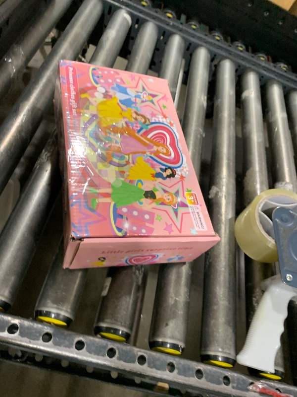 Photo 1 of 18 Pcs Princess Dress Up Clothes for Little Girl Role Play Costume Gift Set, Princess Dress Up Toys for Toddler Girls, Birthday Christmas Party Gifts for Girls Aged 3-6 Years Old