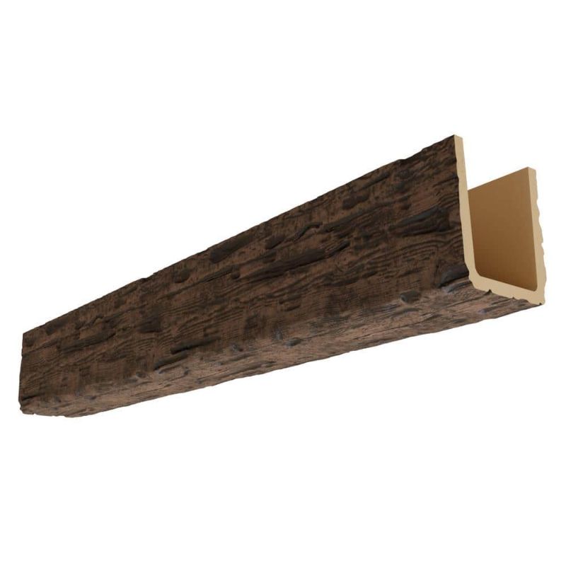 Photo 1 of Heritage Timber 5.5 in. X 5.5 in. X 12 Ft. Salvaged Timber Kona Brown Faux Wood Beam