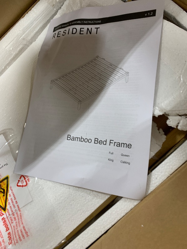 Photo 1 of bamboo bed frame full size 