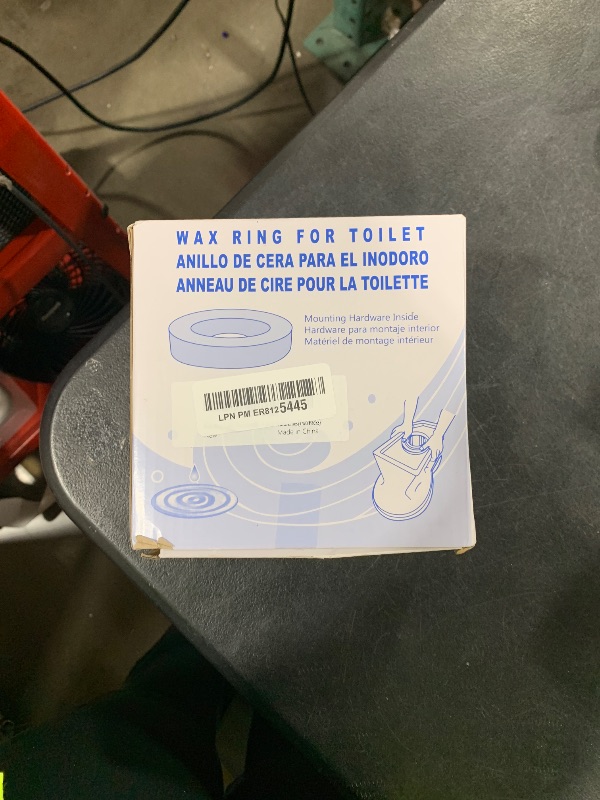 Photo 1 of boeemi Toilet Wax Ring 2 Pack, Thick Toilet Bowl Wax Seal with Polyethylene Flange, Toilet Gasket Ring Fits 3-Inch or 4-Inch Waste Lines