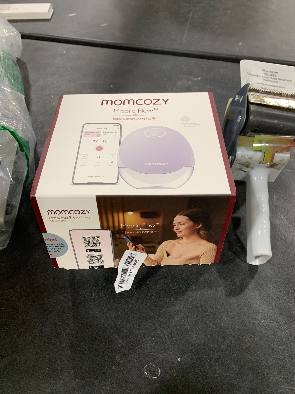 Photo 1 of Momcozy Breast Pump Hands Free Upgraded Mobile Flow | M9, App Discreet Control with Personalized Multi-Modes & 15 Levels, Wearable Breast Pump 24mm, 1 Pack Gray
