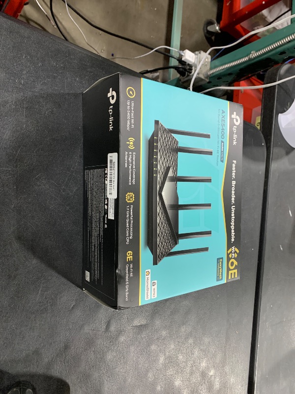 Photo 1 of TP-Link AXE5400 Tri-Band WiFi 6E Router (Archer AXE75), 2025 PCMag Editors' Choice, Gigabit Internet for Gaming & Streaming, New 6GHz Band, 160MHz, OneMesh, Quad-Core CPU, VPN & WPA3 Security