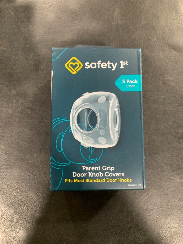 Photo 1 of Safety 1st Parent Grip Door Knob Covers 3 Pack, Crystal Clear