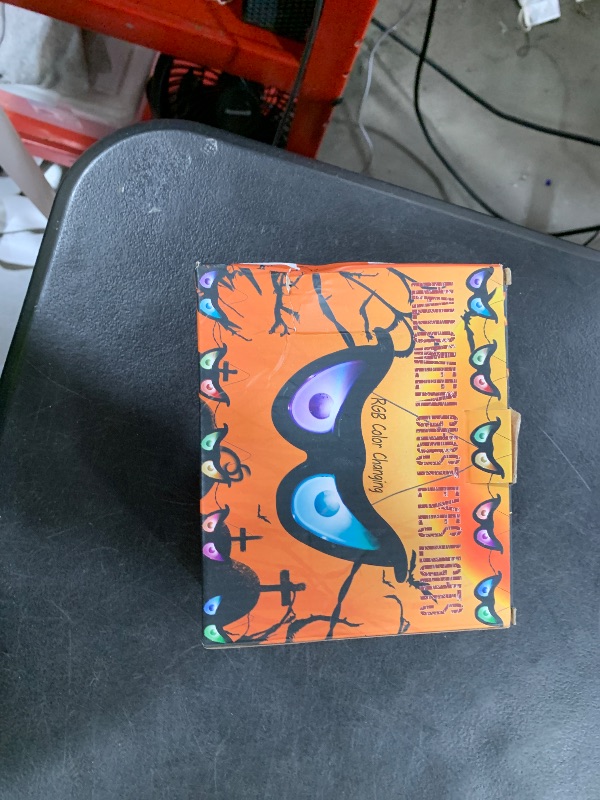 Photo 1 of WATERGLIDE Outdoor Halloween Decoration Flashing Spooky Eyes Lights, 5 Pairs Battery Operated Light Up Peeping Eyeball Auto Color Changing, for Yard, Lawn, Graveyard Scenes and Party