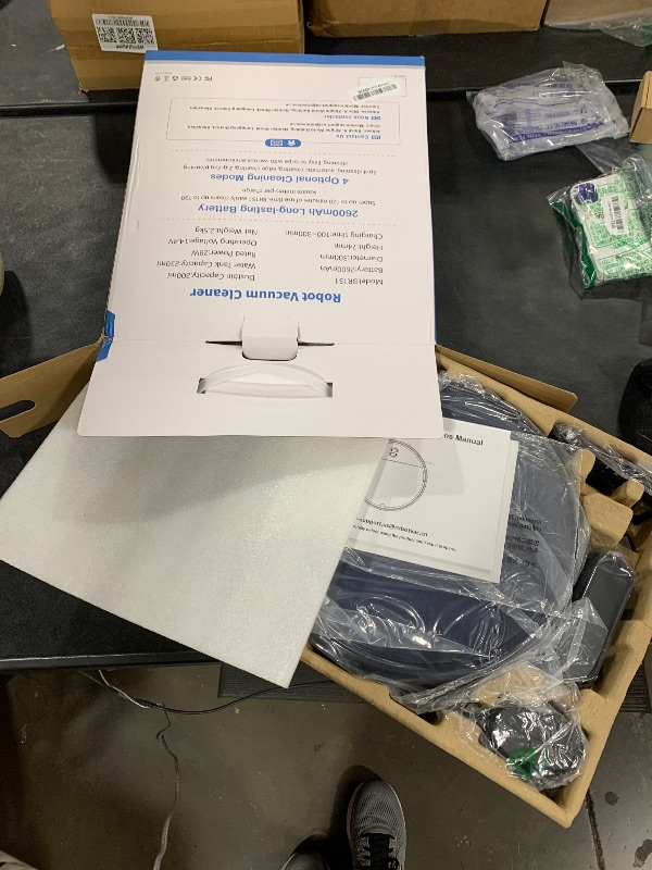 Photo 1 of Robot Vacuum and Mop Combo, 2 in 1 Robotic Vacuums Cleaner with WiFi/App, Robot Vacuum with Water Tank, Strong Suction, Schedule, Self-Charging, Quiet, for Hard Floor, Pet Hair, Low Pile Carpet