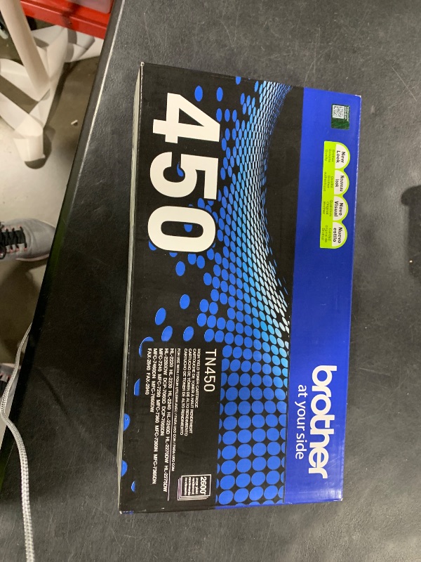 Photo 1 of Brother TN450 High-Yield Toner, 2600 Page-Yield, Black