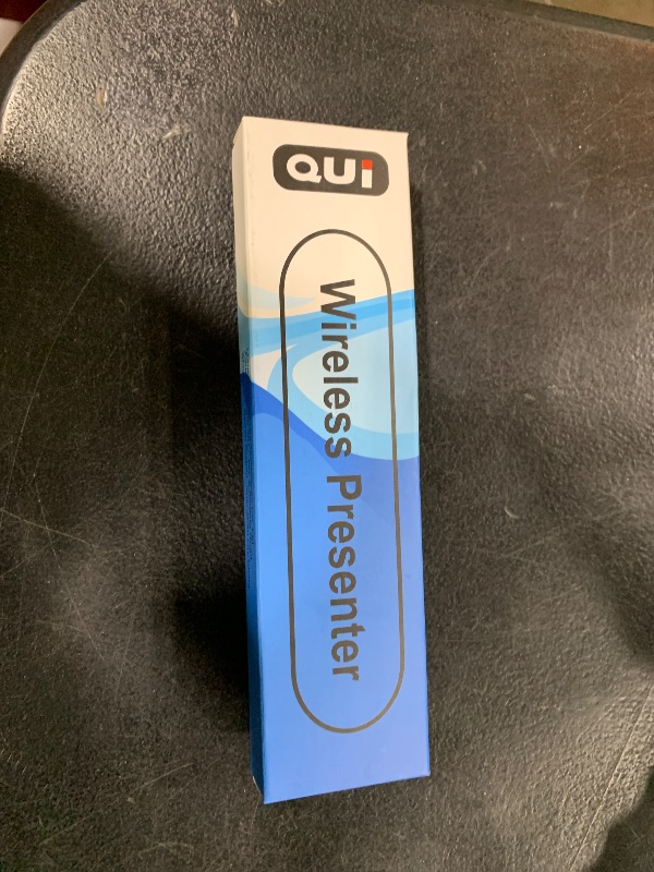 Photo 1 of QUI Presentation Clicker for PowerPoint, RF 2.4GHz USB Wireless Presenter Remote with Volume Control, PowerPoint Clicker Slide Advancer for Mac, Windows, Laptop, Keynote