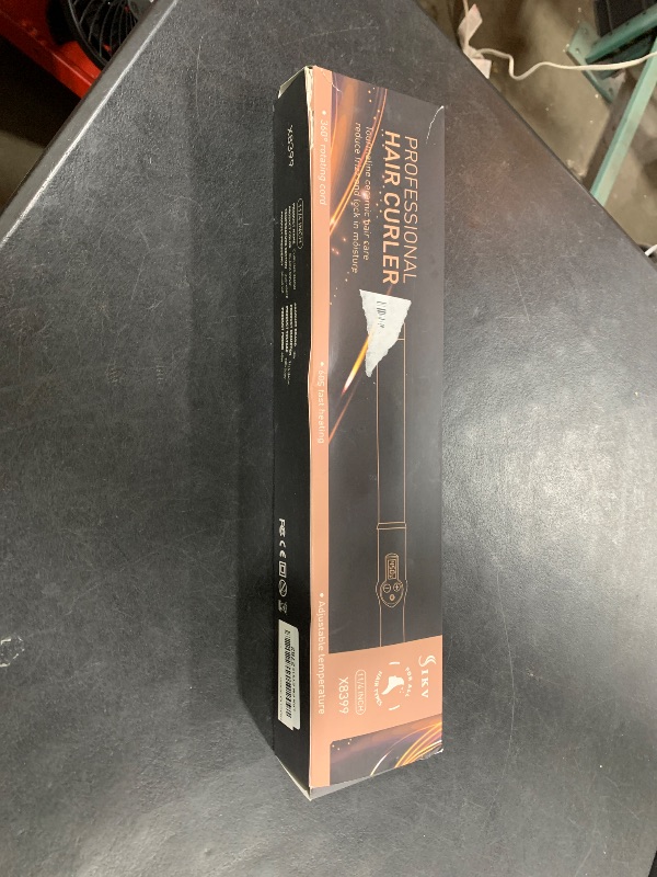 Photo 1 of 1 1/4 Inch Curling Wand Ceramic Long Barrel,1.25 Inch Curling Wand Iron for Long Hair,Dual Voltage Hair Curling Wand