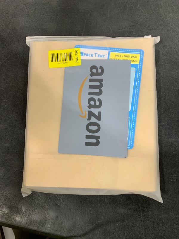 Photo 1 of SpaceTent 5 Pack Replacement Shop Vac Filter Bags 25-1238 for Stanley and Porter-Cable 4 Gallon Wet Dry Vacuums PCX18301-4B SL18301-3B, Part# AT25-1238