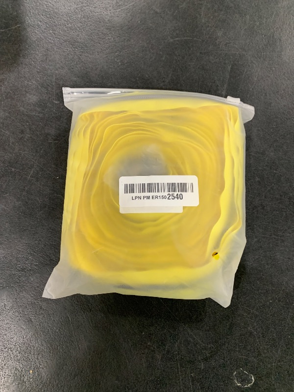 Photo 1 of #5 Black Nickel Metallic Nylon Coil Zippers by The Yard Bulk Black Tape 10 Yards with 20pcs Sliders for DIY Sewing Tailor Craft Bag (Yellow)