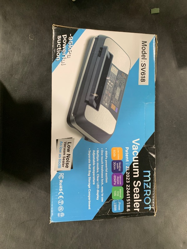 Photo 1 of 95kPa Auto Vacuum Sealer BLACK