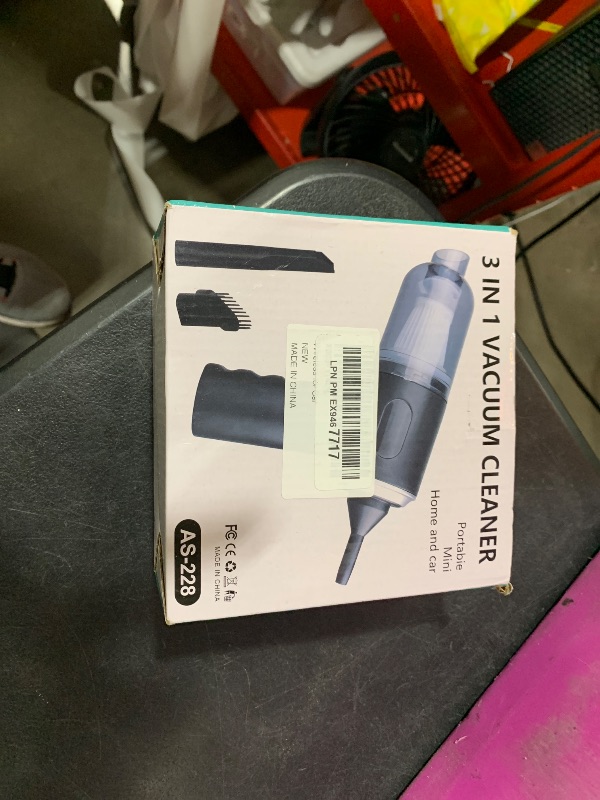 Photo 1 of YUNYILAN Wireless Handheld Car Vacuum Cleaner High Power Rechargeable Household Mini Vacuum, Vacuum for Desk, Home and Office Dust Cleaning, Protable Vacuum Cleaner for Car