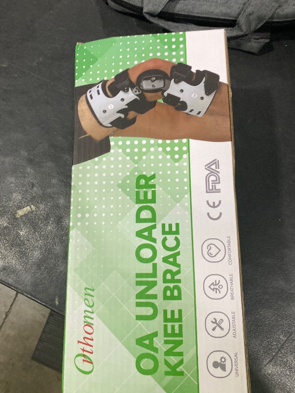 Photo 1 of Orthomen OA Unloader Knee Brace - Support for Arthritis Pain, Osteoarthritis, Cartilage Defect Repair, Avascular Necrosis, Knee Joint Pain and Degeneration (Medial/Inside - Right)