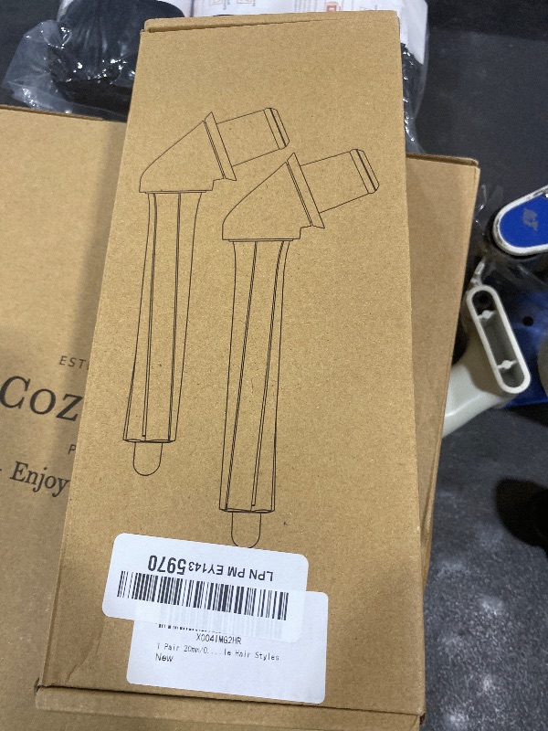 Photo 1 of 1 Pair 20mm/0.78 inch Long Hair Curling Barrels + 2 Upgraded Adapter Attachments for Dyson Supersonic Hair Dryer HD01 HD02 HD03 HD07 HD08, Hair Tool Accessories for Multiple Hair Styles