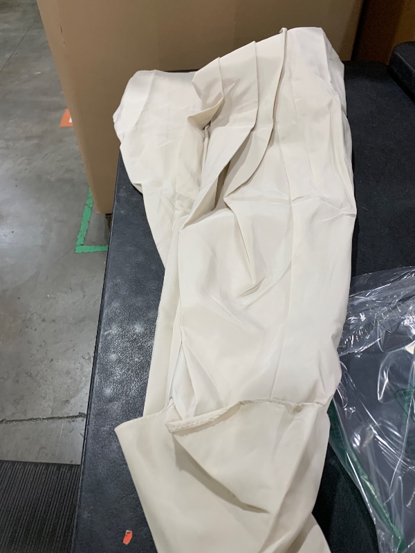 Photo 1 of unknown size beige umbrella cover