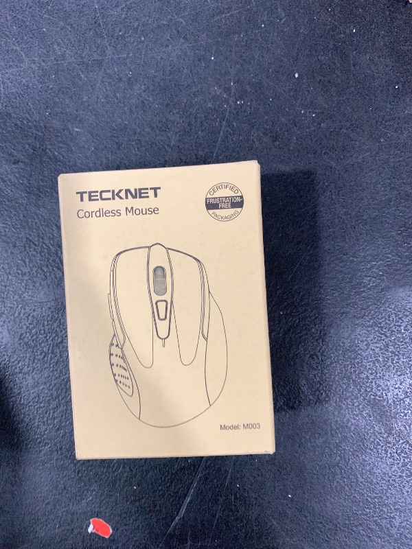 Photo 1 of TECKNET Wireless Mouse, 2.4G Ergonomic Optical Mouse, Computer Mouse for Laptop, PC, Computer, Chromebook, Notebook, 6 Buttons, 24 Months Battery Life, 2600 DPI, 5 Adjustment Levels