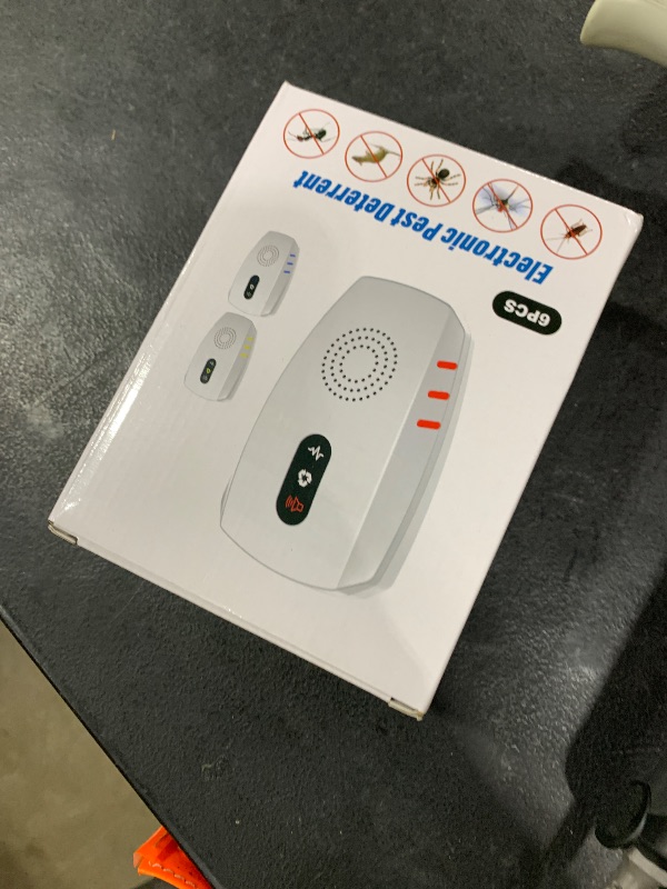 Photo 1 of 2025 Upgraded Ultrasonic Pest Repellent Indoor Insect Repeller, Pest Control, Repellent Roach, Mouse, Bugs, Mosquito, Mice, Spider, Ant, Rodent Repellent Ultrasonic Plug in, 3 Mode Switching, 6 Packs