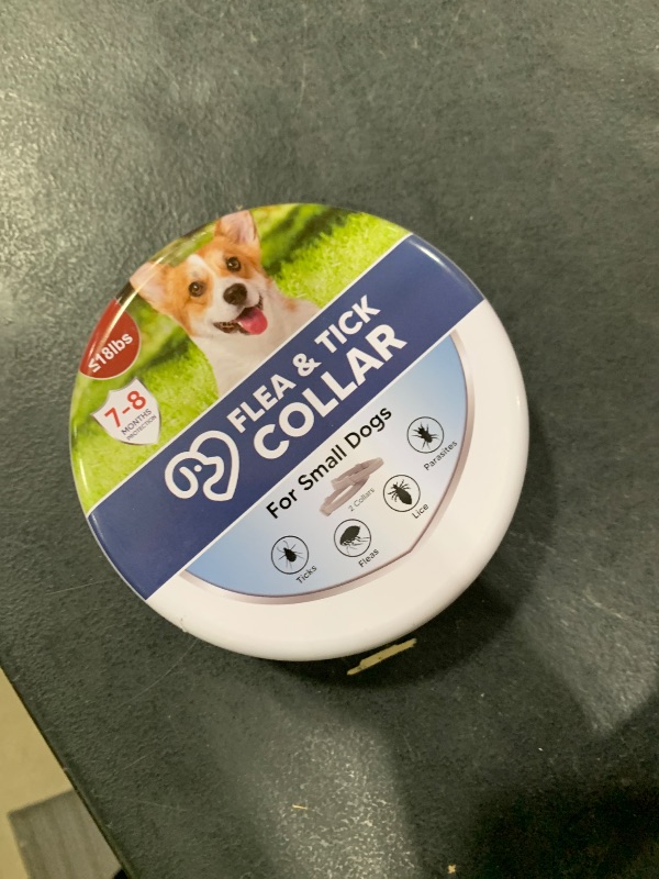 Photo 1 of NJKPUYT Small Dog Flea Collar, Tick Collar for Puppy Dogs, Flea Collars for Small Dogs Under 18 lbs, 8 Months Protection-2P