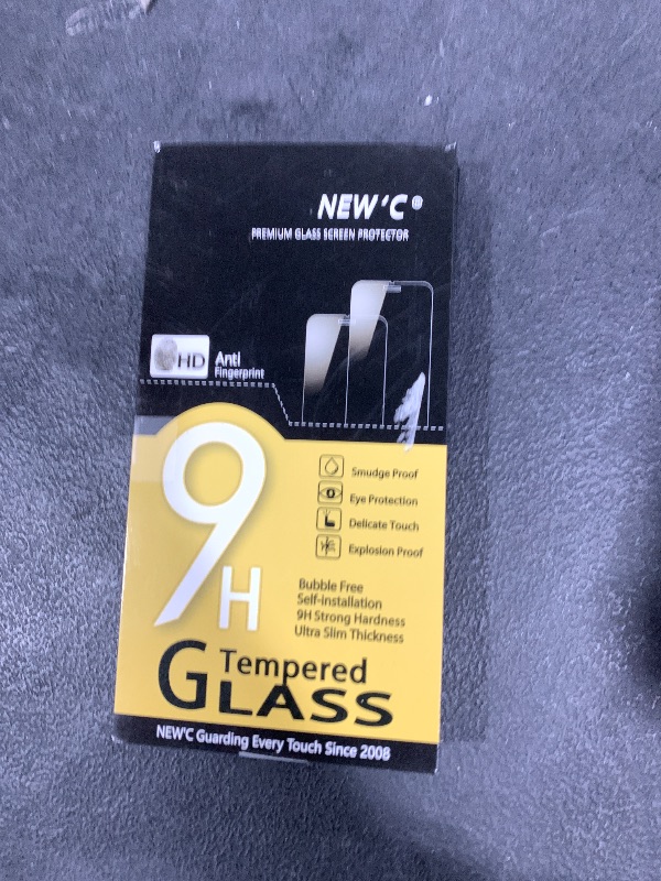 Photo 1 of NEW'C 3 Pack Designed for iPhone 17 Pro Max, iPhone 16 Pro Max Screen Protector (6.9 inches), Enhanced Tempered Glass Protection with Easy Installation Tool Included,Case Friendly Ultra Resistant