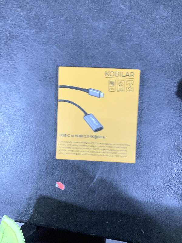 Photo 1 of Kobilar USB C to HDMI Adapter - High Resolution?4K@60Hz? Type C to HDMI Aluminum Shell with 30-Micron Gold Plug for Apple iPad MacBook Pro/Air,Thunderbolt 4/3?Galaxy/Monitor