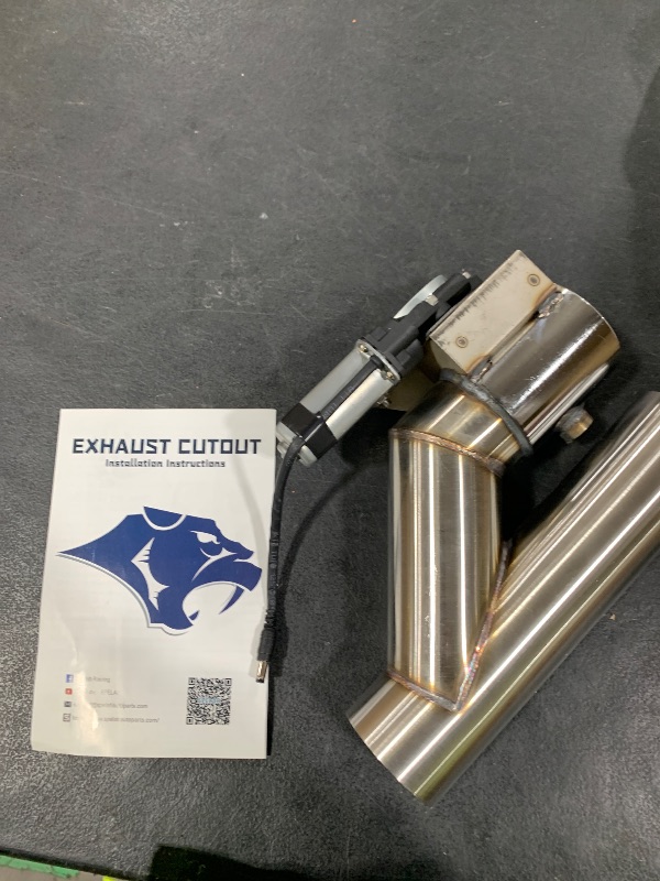 Photo 1 of SPELAB Electric Alloy Steel Exhaust Cutout Valve 3.0 Inch 76mm Catback Single Y Pipe with One Controller Remote Kit Review
