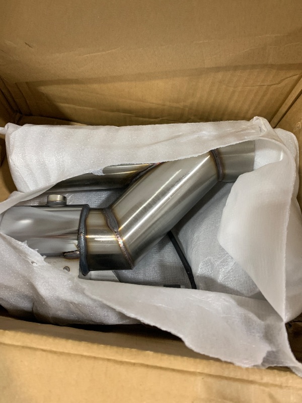 Photo 1 of SPELAB Electric Alloy Steel Exhaust Cutout Valve 3.0 Inch 76mm Catback Single Y Pipe with One Controller Remote Kit Review

