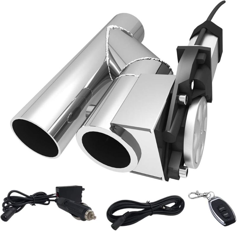 Photo 1 of SPELAB Electric Alloy Steel Exhaust Cutout Valve 3.0 Inch 76mm Catback Single Y Pipe with One Controller Remote Kit Review
